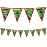 Minecraft TNT vlajky papírové 9 ks Minecraft TNT vlajky papírové 9 ks