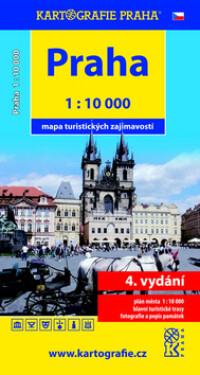 PRAHA / mapa turistických zajímavostí 1:10 000