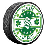 Mustang Puk Seattle Kraken NHL Lucky St. Patricks Day Puck