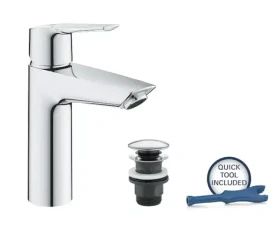 Grohe QuickFix Start - Umyvadlová baterie s výpustí Push-Open chrom (24204002)