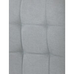 Židle jídelní, stříbrná látka, černý kov