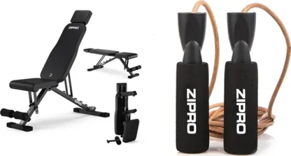 Zipro Grind Cvičební lavice + švihadlo / nosnost uživatele 110 kg (8426549)