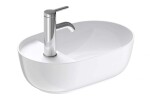 DURAVIT - Luv Umývátko na desku, 42x27 cm, bez přepadu, s otvorem pro baterii, bílá 0381420000