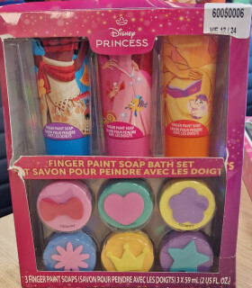 Barvy do vany s razítky Disney Princezny