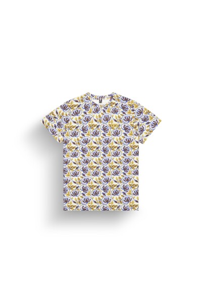 PICTURE Aulden Print S/S, Alpine Thistle Print velikost: M