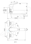 IDEAL STANDARD - CeraFlex Dřezová baterie, s otočným vývodem 160 mm, chrom B1717AA