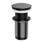 OMNIRES - klik-klak do umyvadla bez přepadu, matný antracit A716AT