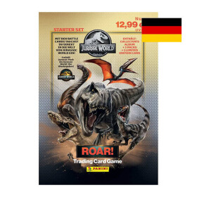 Jurský park ROAR - sběratelské karty - Starter pack - DE
