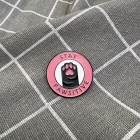 Pinarna.cz Stay pawsitive / Buď pozitivní (kočičí tlapka)