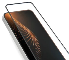 SBS Tempered Glass D3O s rámečkem čiré / Ochranné sklo na displej / Samsung Galaxy A35, Galaxy A55