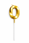 Dortová svíčka zlatá č.0