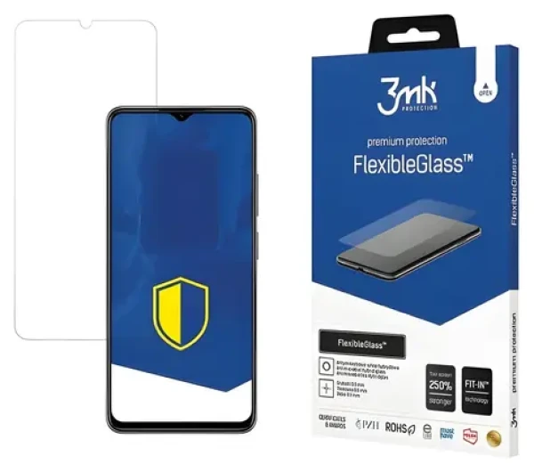 3mk FlexibleGlass pro ZTE Blade A73 / Hybridní sklo / 7H tvrzení / Antibakteriální vrstva