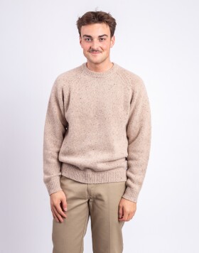 Carhartt WIP Anglistic Sweater Speckled Fleur de Sel M
