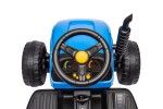 Mamido Dětský elektrický traktor BBH-030 s přívěsem modrý