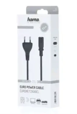 Hama síťový napájecí kabel euro vidlice 2,5 m
