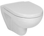 ALCADRAIN Jádromodul - předstěnový instalační systém s bílým tlačítkem M1710 + WC JIKA LYRA PLUS + SEDÁTKO DURAPLAST SLOWCLOSE AM102/1120 M1710 LY5