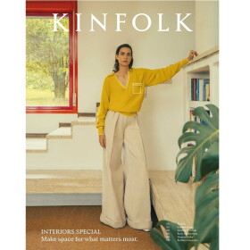 Kinfolk magazín Edition 46 - interiérový speciál, žlutá barva, papír