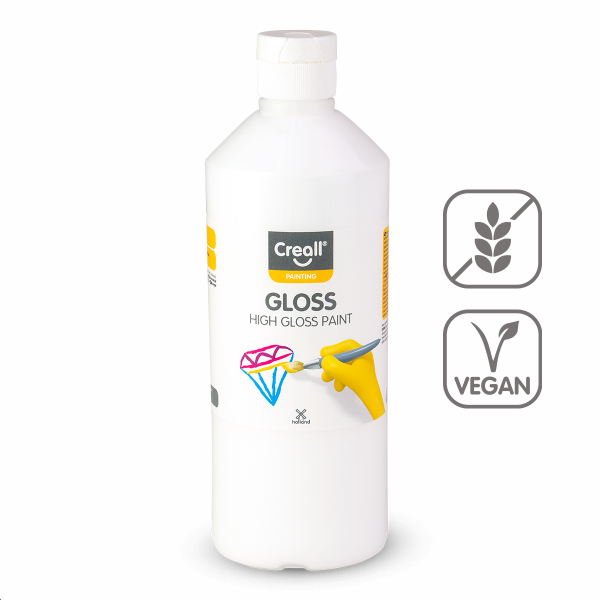 Creall barva s vysokým leskem Gloss, 500 ml, bílá