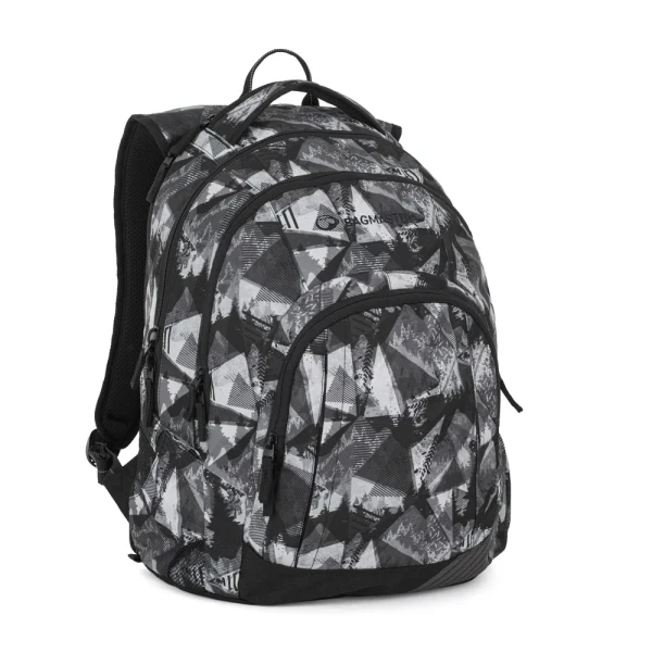 Bagmaster LINCOLN 26 A studentský batoh – černo-bílý Vícebarevná 40 l 230408