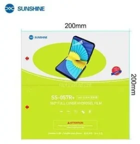 Sunshine SS-057R+ / Hydrogelová fólie / 360° / 25 ks / 200x200 mm / pro smartphony do 11 palců (57983120526)