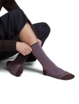 ICEBREAKER Wmns Merino Hike+ Ultralight Crew, Grey Plum/Bittersweet (vzorek) velikost: M