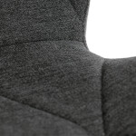 Jídelní židle, šedá, látka, CT-285 GREY2