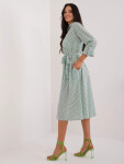 Dámské šaty LK SK 509673.13 bílo-zelené - FPrice L/XL