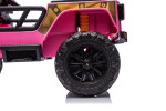 Mamido Elektrické autíčko Jeep 4Speed 24V | 4x200W růžové
