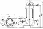 Kalové čerpadlo HCP BF-21UNF 400V s plovákem