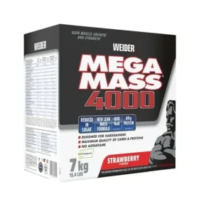 Mega Mass 4000 - Weider (jahoda, 7000 g) (4829-8-7000g-jahoda)
