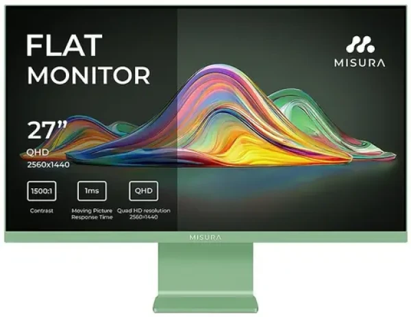 27" Misura VIVA P26M2741QKAP01 pistáciově zelená / LED / 2560x1440 / IPS / 1ms / 350 cd/m2 / HDMI / DP / USB-C (P26M2741QKAP01)