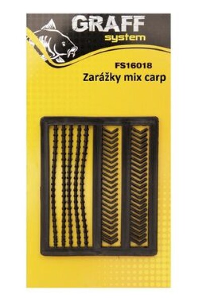 Graff Zarážky Mix Carp Černé (FS16018-B)