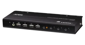 Aten 4-Port USB 4K HDMI KVMP černá / KVM přepínač / 4x HDMI / 4K 4096×2160 / USB (CS784H-AT-G)