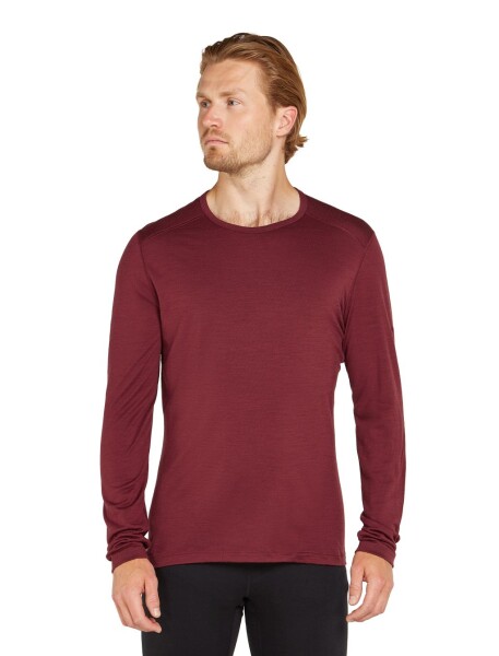 Pánské merino tričko s dlouhým rukávem ICEBREAKER Mens 200 Oasis LS Crewe, Port velikost: M