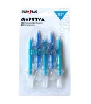 Dortisimo Svíčky modré se zápichem do dortu Happy Birthday (6 ks)