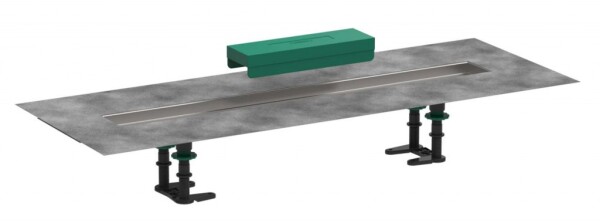 HANSGROHE - uBox universal Instalační sada lineárního sprchového žlabu 700, nerez 56011180