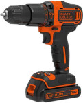 Black&Decker BDCHD18K / Aku Příklepová vrtačka / 18V / 1x1.5Ah / 1400 ot-min / 21000 příklepů-min / 40 Nm