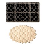 Dortisimo Cesil Patchwork otiskovač Mřížka se srdíčky
