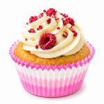 Cake star papírové košíčky na muffiny a cupcakes barevné 50x30 mm 100ks-vzor 4