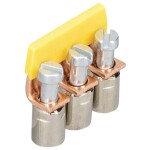 Weidmüller Z-series, Accessories, Cross-connector, For the terminals, No. of poles: 2 ZQV 2.5/2 1608860000-60 žlutá 60 ks