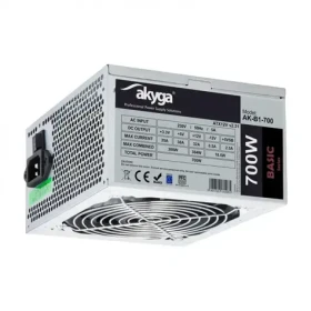 Akyga AK-B1-700 Basic šedá / Zdroj / ATX 2.31 / 700 W / 80 PLUS / 120 mm ventilátor (AK-B1-700)