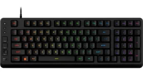 HyperX Eve 1800 černá / Herní klávesnice / membránová / RGB / USB-A / US Layout