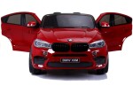 Mamido Elektrické autíčko BMW X6 M dvoumístné XXL lakované červené