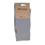 Ponožky FORCE COLOUR dlouhé, šedé (Barva šedá, velikost L/XL)