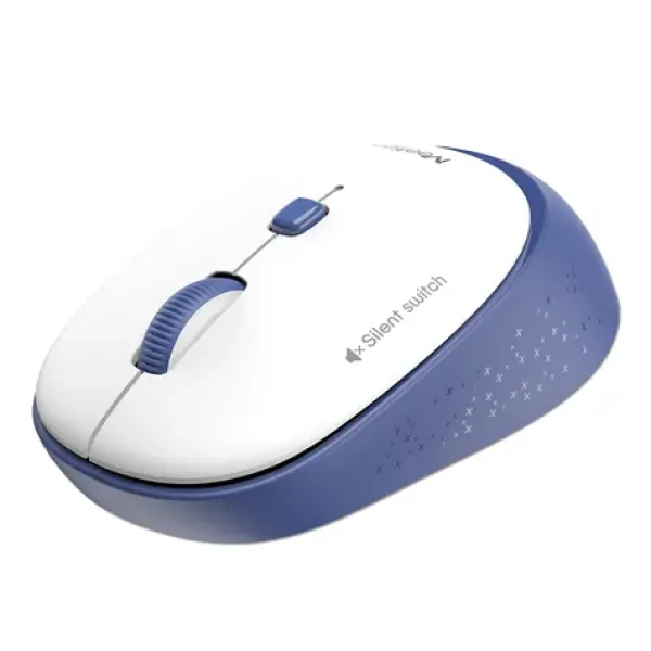 Meetion R571 bílo-modrá / Myš / Bezdrátová 2.4 GHz / 1600 DPI / 4 tlačítka (R571)