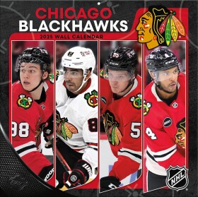 JF Turner Kalendář Chicago Blackhawks 2025 Wall Calendar