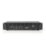 Nedis PA Zesilovač černá / RMS na výstupu: 2x 100 W @ 8 Ohm / 2x 150 W @ 4 Ohm / 2 Kanály / 2U (AAMP16120BK)