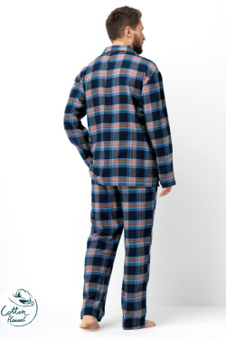 PÁNSKÉ PYŽAMO MNS 431 B25 3XL-4XL tmavě modrá 4XL