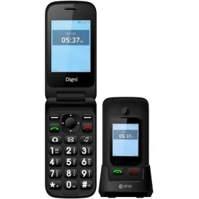 ESTAR Digni Flip černá / 2.4" / 240 x 320 / 32 MB / MicroSD / 0.08 Mpx / 1000 mAh (5292302012316)
