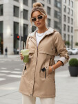 Dámská přechodná bunda parka MEROY béžová FashionStreet TY4288 S